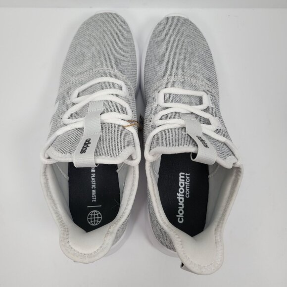 Adidas Cloudfoam Women's Pure Gray Running Shoes H04756 US Size 9.5 NWT - Picture 5 of 8
